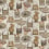 Kashan Fabric Étamine Café 10-19613-880