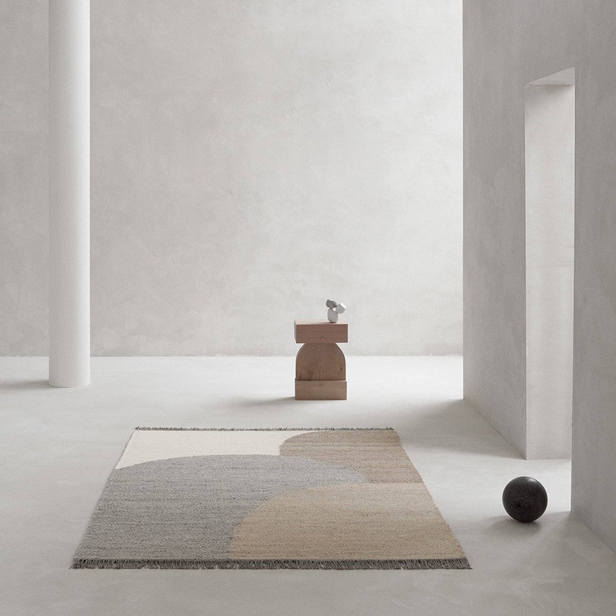 LINIE DESIGN ラグ　約140✖️210 幾何学模様 Amazon｜lsjdln ラグ ラグマット 幾何学模様 カーペット ラグ