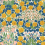 Campanula Wallpaper Morris and Co Autumn Garden MVOW217353