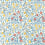 Fruit Coton Fabric Morris and Co Paradise Blue AARC520007