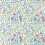 Tela Fruit Coton Morris and Co Paradise Blue AARC520007