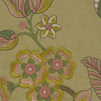 Palampore Embroidery Fabric