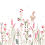 Panoramatapete A Field Of Flowers Right Lilipinso Vert H0729