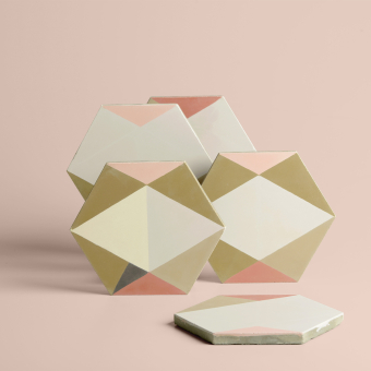 Zementfliese Melipapi Cream