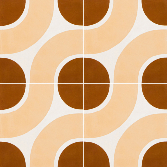 Circular cement Tile