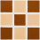 Zementfliese Damier Cimenterie de la Tour Terracotta MFC02-TERRACOTTA