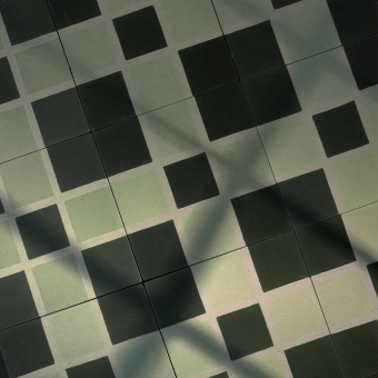 Piastrella di cemento Damier