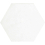 Esagone Porcelain stoneware Terratinta Bianco SAARES01N