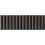 Fluted Porcelain stoneware Terratinta Black MI3DFL07
