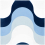 Waves cement Tile Cimenterie de la Tour Bleu MFC05-BLEU