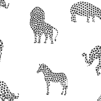 Panoramatapete Block Print