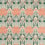 Helena Fabric Morris and Co Peach / Teal MFRF227238