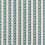 Red Car Stripe Fabric Morris and Co Indigo / Linen MLIF227247