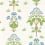 Papel pintado Meadow Sweet Morris and Co Cobalt/Grass green MFRW217368