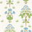 Tapete Meadow Sweet Morris and Co Cobalt/Grass green MFRW217368