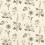 Tela rosaraie Clarke and Clarke Charcoal F1738/02