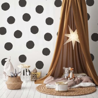 Papier peint Panoramique Pompons