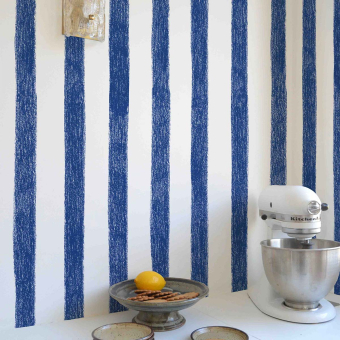 Papeles pintados panorámico Rayure Pastel