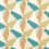 Tissu Sumi Reflect Harlequin Marine / Grass / Taupe HRFD121200