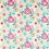 Tela Komovi Harlequin Azalea / Fern / Lagoon HSAF120814