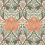 Tapete Helena Morris and Co PEACH/TEAL MFRW217361