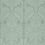 Tissu Clandon Damask Zoffany Eau deNil ZSUF333380