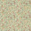 Tissu Fruit Lin Morris and Co Cream / Teal DMC1FU205
