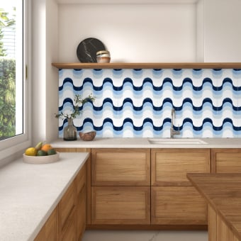 Carreau ciment Waves
