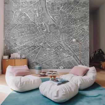 Papier peint panoramique Plan de Turgot