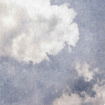 Tapete Ciel et Nuages Rond