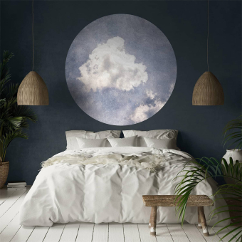 Papier peint Ciel et Nuages Rond
