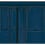 Carta da parati panoramica Boiseries Haussmann Koziel Bleu Nuit DPH017P