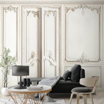 Papier peint panoramique Boiseries Haussmann
