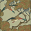 Flying Ducks Wallpaper Mulberry Sky/Moss FG066H22