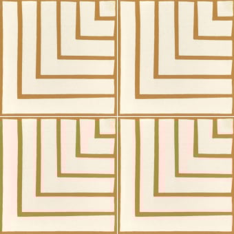 Carreau ciment Bordure 1 Clair