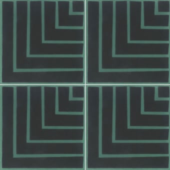 Carreau ciment Bordure 1 Foncé