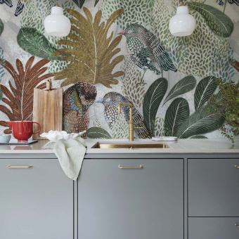 Papier peint panoramique Love Birds