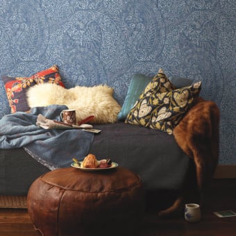 Papel pintado Kashmir Dreams Paisley