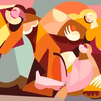 Carta da parati panoramica L'Arancione