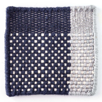 Tres Texture Blue Rug