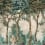 Byron Poème Panel Coordonné Green B00371