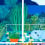 Papier peint panoramique Cuisine avec Vue Etoffe.com x Jean Mallard Multicolore cuisine avec vue-multi