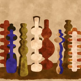 Panoramatapete Potteries