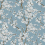 Stoff Cherry Blossom Coordonné Turquoise TCHETUR