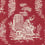 Tela Cupidon Olivades Rouge Carthame TMG0255.F88