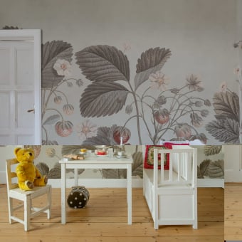 Papier peint panoramique Wild Strawberries