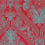 Damasco Pop Fabric Rubelli Rosso / Acqua 30552_003