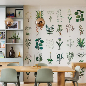 Papier peint panoramique Herbarium