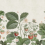 Panoramatapete Wild Strawberries Rebel Walls Green R18697