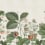 Papeles pintados panorámico Wild Strawberries Rebel Walls Green R18697